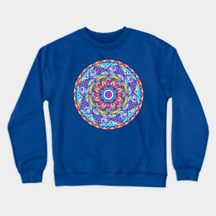 Fish Abstract Mandala Design Crewneck Sweatshirt